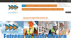 Desktop Screenshot of grupoindustrialcg.com.mx
